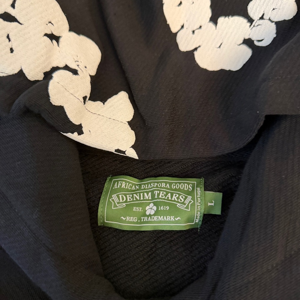 🔥 Denim Tears Wreath Hoodie – Cotton Wreath 🔥 - Picture 6 of 8
